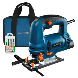Serra Tico-Tico Elétrica Dexter 750W 127V com Bolsa e Lâminas
