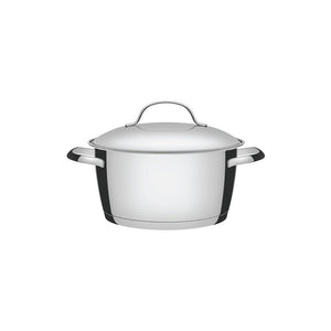 Jogo de Panelas Tramontina Aço Inox Allegra 10 Peças Fundo Triplo Com Pegador de Massa